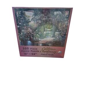 Vintage Sunsout California Chardonnay 500 Piece Jigsaw Puzzle *New Sealed